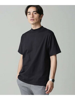 LB.03 Section LB.03/Anti Soaked 汗染み防止 モックネックTシャツ ナノユニバース トップス カットソー・Tシャツ ブラック ホワイト ネイビー【送料無料】