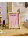 BIRTHDAY BAR 【SAHIR サヒール】pokopoko photo frame L バースデイバー インテリア・生活雑貨 フォトフレーム・写真立て ネイビー ベージュ【先行予約】*