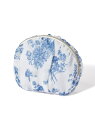 【SALE/10%OFF】Francfranc クラシックフラワー ラウンドポーチ フランフラン 財布・ポーチ・ケース ポーチ ネイビー【RBA_E】