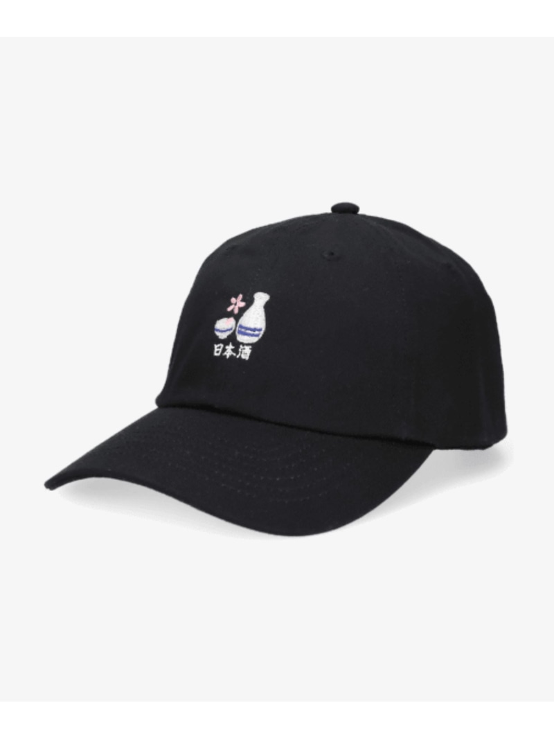 CASTANO CASTANO SOUVENIR CAP [日本酒] オーバーライド 帽子 キャップ ブラック ホワイト ベージュ