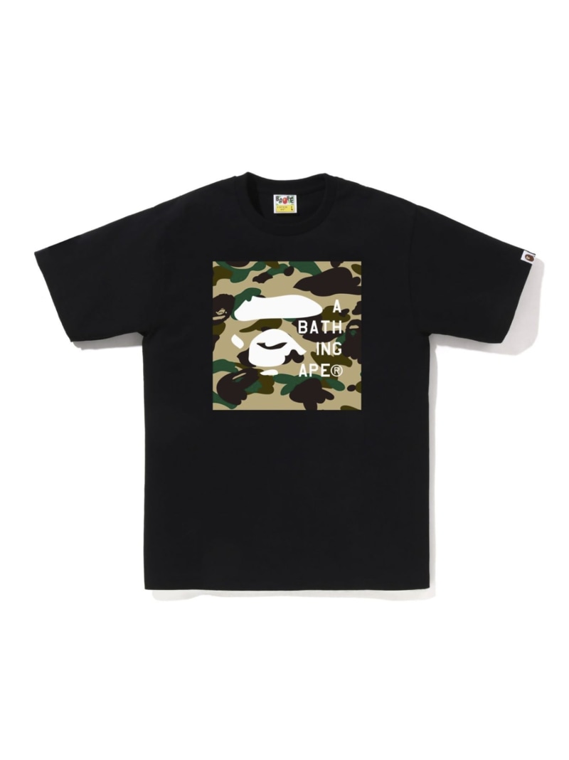 A BATHING APE 1ST CAMO BAPE FACE TAG LOGO TEE A xCVO GCv gbvX Jbg\[ETVc ubN zCgyz