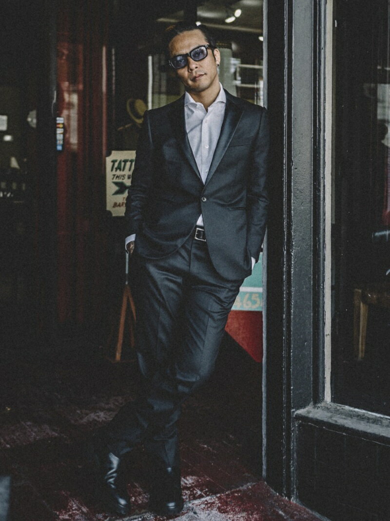 CRIMIE TAILORED TUXEDO SUIT ガーデン スーツ・フォーマル セットアップスーツ ブラック【送料無料】