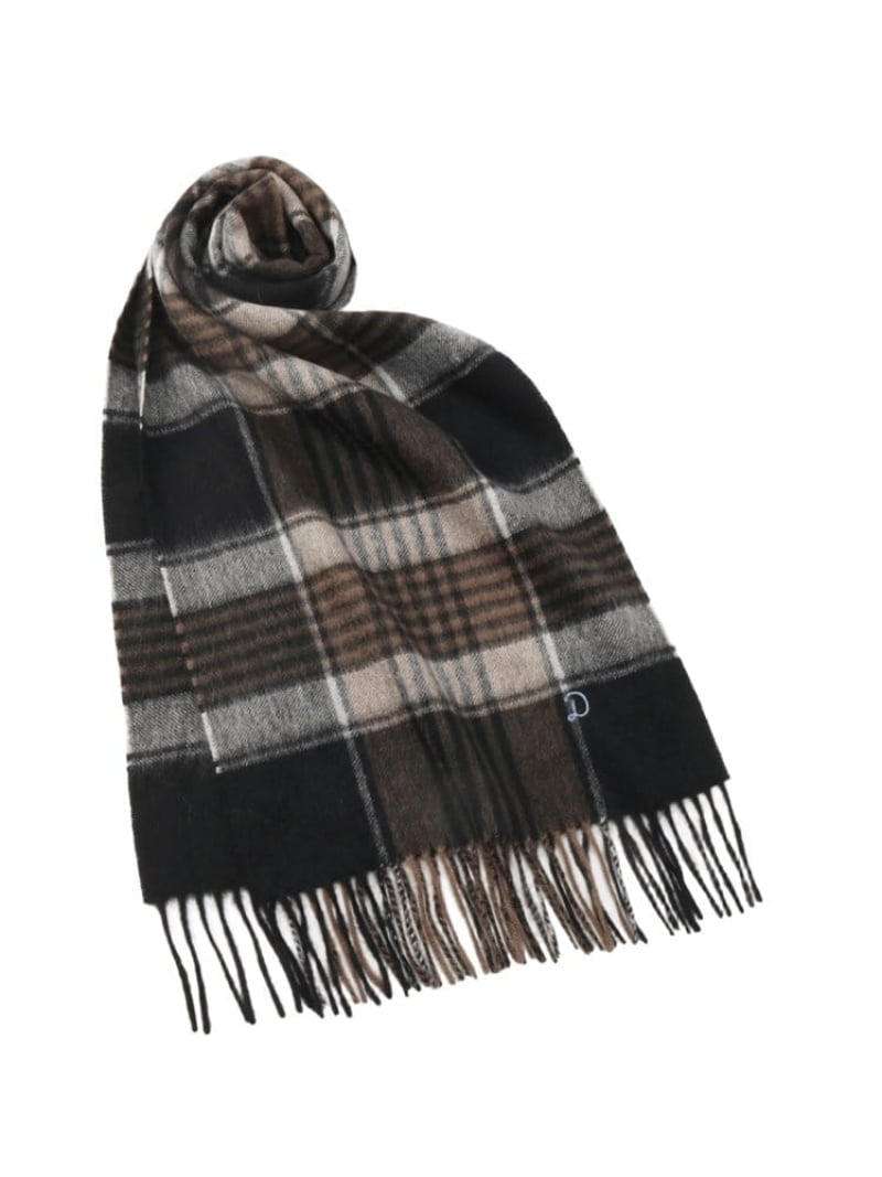 DRESSTERIOR カシミヤチェックマフラー ドレステリア ファッション雑貨 マフラー・ストール・ネックウ..