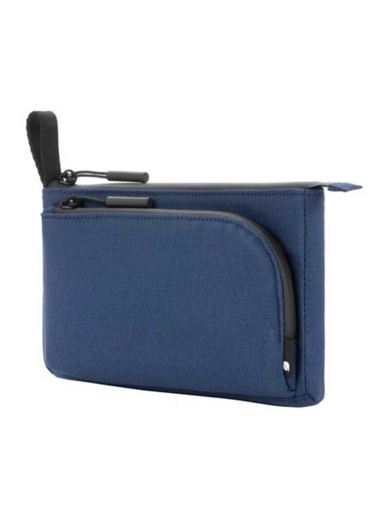 Incase 【耐久撥水加工・ガジェットポーチ】(U)INTL200734-NVY Facet Accessory Organizer in Recycled Twill (Navy) ポーチ Incase インケース 財布・ポーチ・ケース ポーチ ネイビー【送料無料】