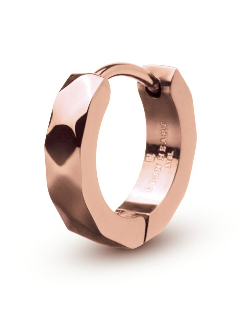 LION HEART LH-1 カッティングフープピアス/サージカルステンレス316L ライオンハート アクセサリー・腕時計 ピアス ゴールド【送料無料】