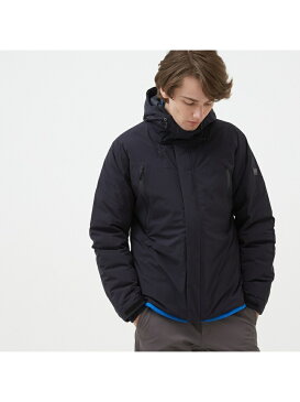 【SALE/50%OFF】AIGLE 透湿防水コンパクトエクスプローラーダウンジャケット エーグル コート/ジャケット ダウンジャケット ブルー ブラック【RBA_E】【送料無料】