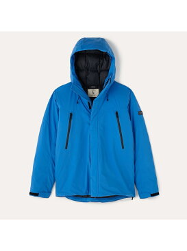 【SALE/50%OFF】AIGLE 透湿防水コンパクトエクスプローラーダウンジャケット エーグル コート/ジャケット ダウンジャケット ブルー ブラック【RBA_E】【送料無料】