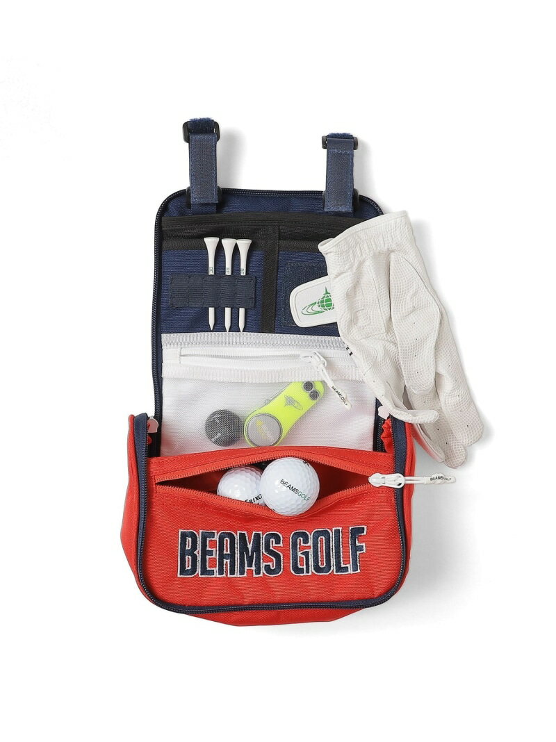 BEAMS GOLF BEAMS GOLF / トリコロール オーガナイザー ビームス ゴルフ スポーツ/水着 スポーツグッズ レッド ブラック イエロー【送料無料】