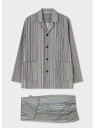 Paul Smith シグネチャーストライプ パジャマセット ポール・スミス インナー・ルームウェア その他のインナー・ルームウェア レッド グレー【送料無料】