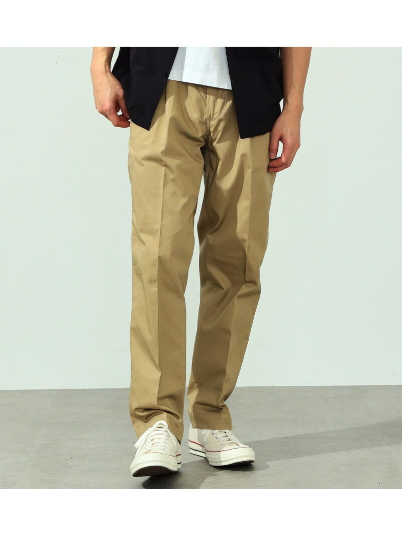 EDWIN EDWIN KHAKIS タックテーパードチノパンツ エドウインオンラインモール パンツ チノパンツ ベージュ ホワイト【送料無料】