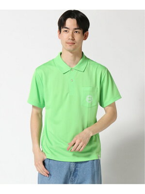 【SALE/60%OFF】GIORDANO (M)メッセージメッシュポロシャツ ジョルダーノ トップス ポロシャツ グリーン ピンク ブルー【RBA_E】