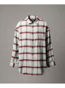 MAISON SPECIAL 【Italian Dead Stock Fabric】Prime-Over Regular Collar Shirt Coat メゾンスペシャル トップス シャツ・ブラウス グレー ネイビー ホワイト ブラック【送料無料】