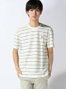 【SALE/30%OFF】グラフィックボーダークルーネックTシャツ (半袖) ラコステ カットソー【RBA_S】【RBA_E】【送料無料】