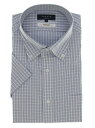 【SALE/66%OFF】TAKA-Q 形態安定抗菌防臭スリムフィット ボタンダウン半袖シャツ タカキュー スーツ・フォーマル Yシャツ・カッターシャツ グレー...