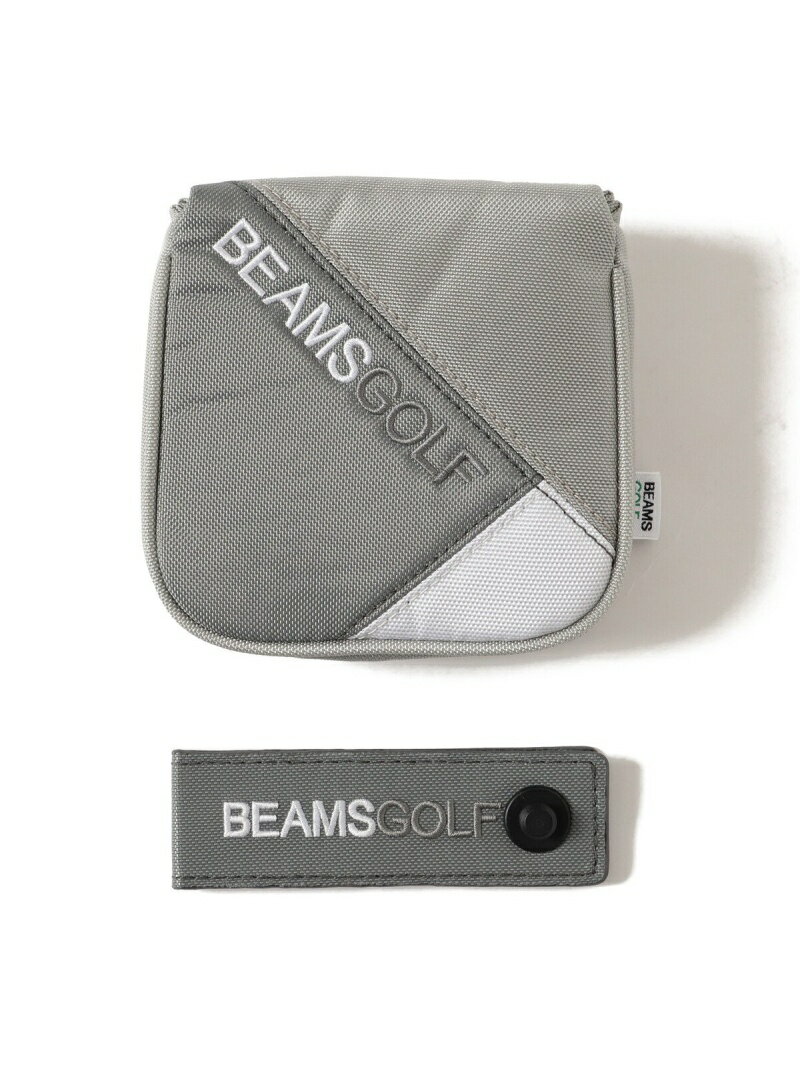 BEAMS GOLF BEAMS GOLF / スラッシュ 切り替え パターカバー(マレット型) ビームス ゴルフ スポーツ・アウトドア用品 その他のスポーツ・アウトドア用品 ベージュ ブラック ネイビー【送料無料】