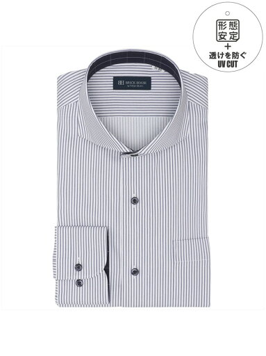 【SALE/30%OFF】BRICK HOUSE by Tokyo Shirts 【透け防止】 ホリゾンタルワイド 長袖 形態安定 ワイシャツ BM01I700AB16Z1S-03 トーキョーシャツ スーツ・フォーマル Yシャツ・カッターシャツ パープル【RBA_E】 【SALE/30%OFF】BRICK HOUSE by Tokyo Shirts 【透け防止】 ホリゾンタルワイド 長袖 形態安定 ワイシャツ BM01I700AB16Z1S-03 トーキョーシャツ スーツ・フォーマル Yシャツ・カッターシャツ パープル【RBA_E】