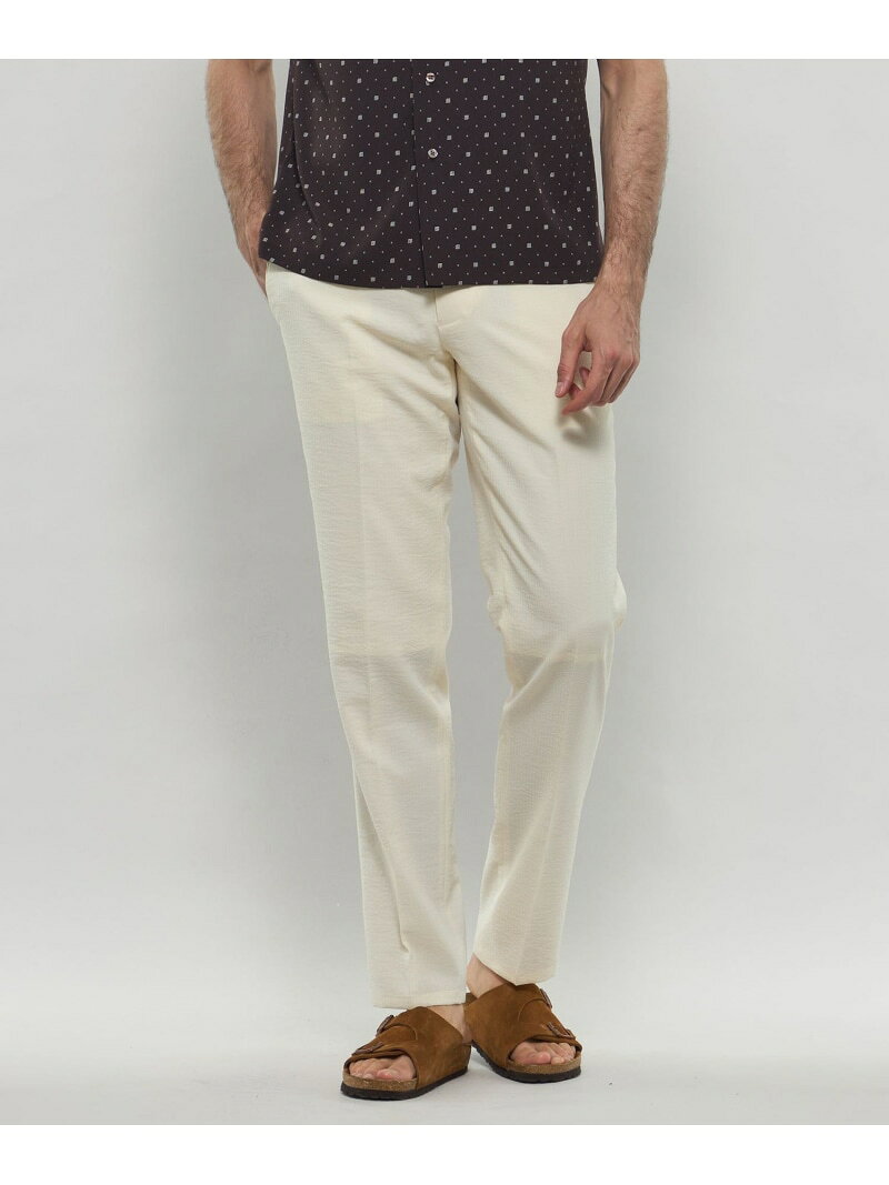 【SALE／70%OFF】MACKINTOSH LONDON 【WEB・一部店舗限定】強撚ポリエステルサッカーパンツ マッキントッシュ ロンドン パンツ その他のパンツ ホワイト グレー ネイビー【RBA_E】【送料無料】