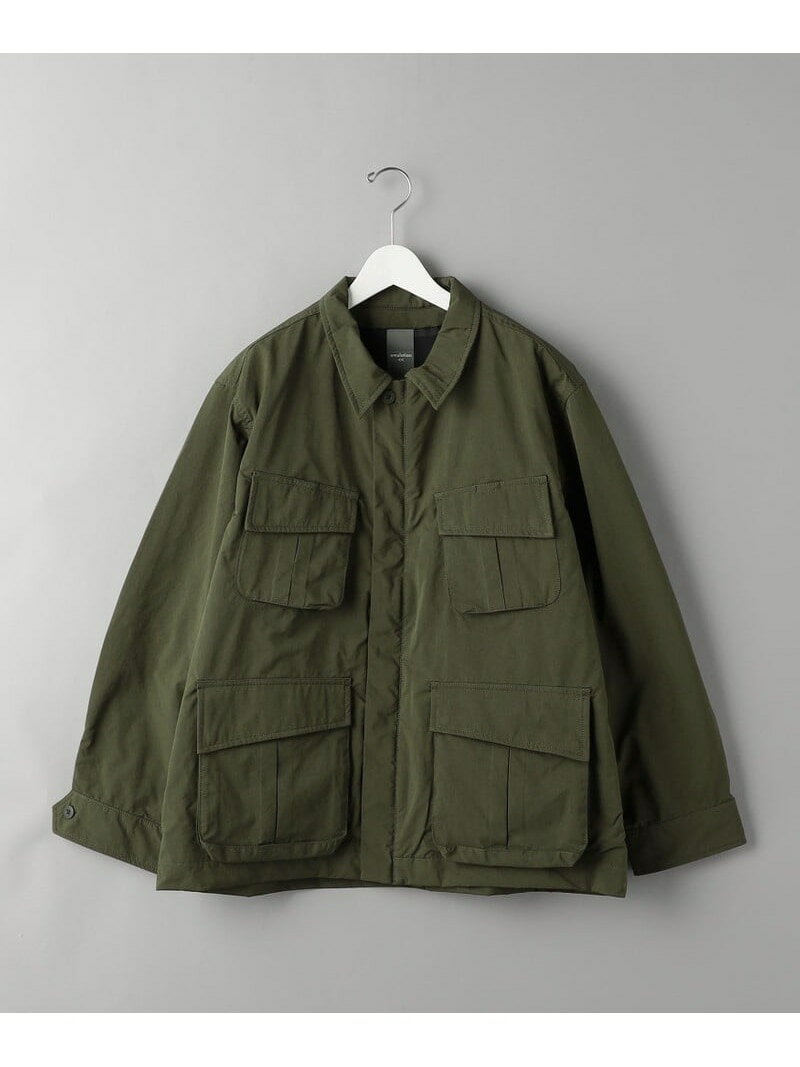 【SALE／60 OFF】BEAUTY YOUTH UNITED ARROWS ＜emulation＞ FATIGUE JACKET/アウター ユナイテッドアローズ アウトレット ジャケット アウター ブルゾン ジャンパー カーキ ブラック【RBA_E】【送料無料】