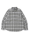 XLARGE PLAID L/S SHIRT シャツ XLARGE エクストララージ トップス シャツ・ブラウス ベージュ ブルー グレー【送料無料】