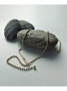 【SALE/50%OFF】vieux by MAISON BREEZE vieux by MAISON BREEZE/Ball Chain Hook Necklace #2 セットアップセブン アクセサリー・腕時計 ネックレス ブラック ゴールド【RBA_E】