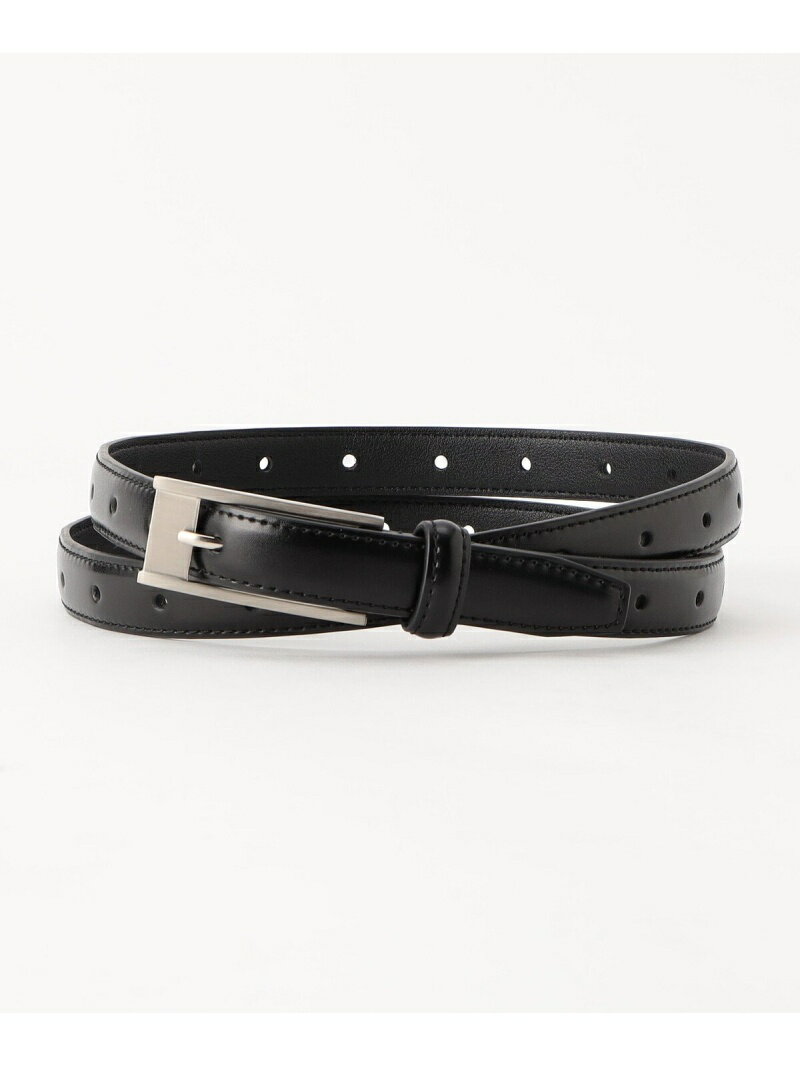 【SALE/37%OFF】COMME CA ISM オールホール ナローベルト コムサイズム ファッション雑貨 ベルト ブラック【RBA_E】
