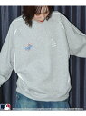 【SALE/40%OFF】PUBLUX 別注 MLB パイピングラグランスウェット 24AW フリークスストア トップス スウェット・トレーナー ネイビー ブラック グレー【RBA_E】【送料無料】