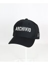 ARCHIVIO 【メンズ】UV速乾キャップ アルチビオ 帽子 キャップ ブラック レッド ホワイト【送料無料】