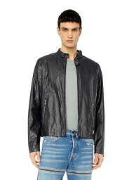 ディーゼル ライダースジャケット メンズ 【SALE／52%OFF】DIESEL メンズ ジャケット コーティング バイカー ディーゼル ジャケット・アウター ライダースジャケット ブルー【RBA_E】【送料無料】