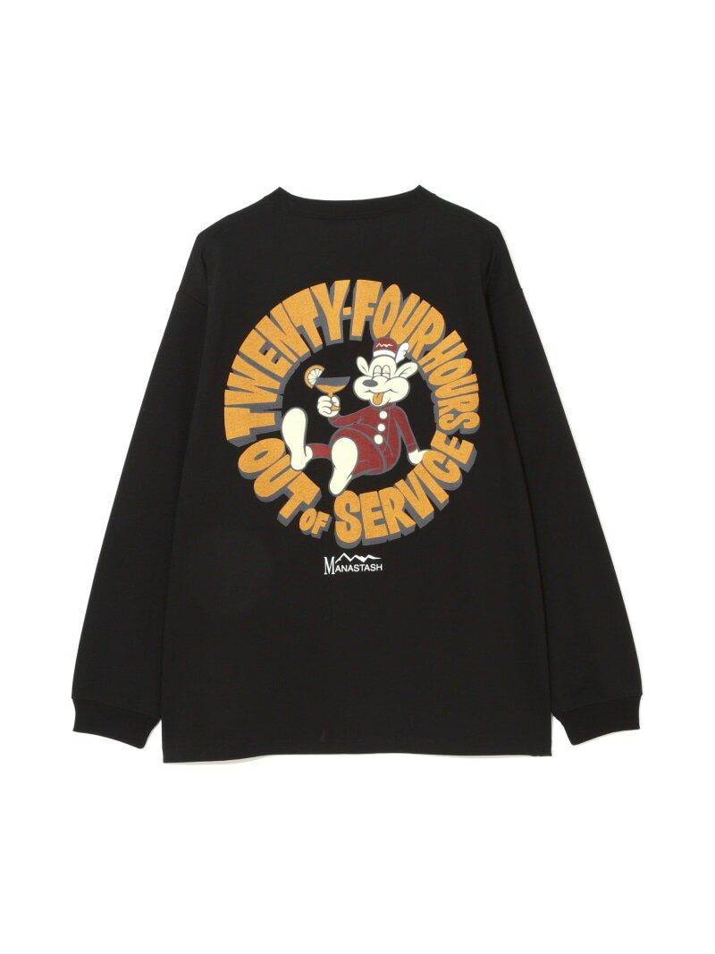 【SALE／30%OFF】MANASTASH MANASTASH/マナスタッシュ/RE:POLY L/S TEE 24HRS マナスタッシュ トップス カットソー・Tシャツ グリーン ホワイト ブラック【RBA_E】【送料無料】