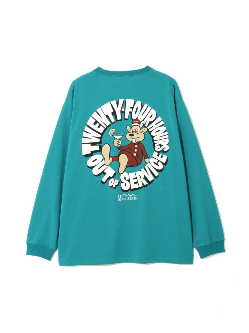 【SALE／30%OFF】MANASTASH MANASTASH/マナスタッシュ/RE:POLY L/S TEE 24HRS マナスタッシュ トップス カットソー・Tシャツ グリーン ホワイト ブラック【RBA_E】【送料無料】