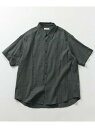 【SALE/40%OFF】FREAK'S STORE Relax Fit リラックスフィット シアサッカー S/S シャツ 【限定展開】 25SS フリークスストア トップス シャツ・ブラウス ベージュ グレー ネイビー ブラック【RBA_E】