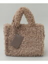 【SALE/50%OFF】CONVERSE TOKYO CURLY-FUR SQUARE BAG コンバーストウキョウ バッグ トートバッグ ベージュ ブルー【...