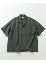 【SALE/40%OFF】FREAK'S STORE Relax Fit リラックスフィット シャドーストライプ オープンカラー シャツ 【限定展開】 25SS フリークスストア トップス シャツ・ブラウス ブラック グレー ネイビー ブラウン【RBA_E】