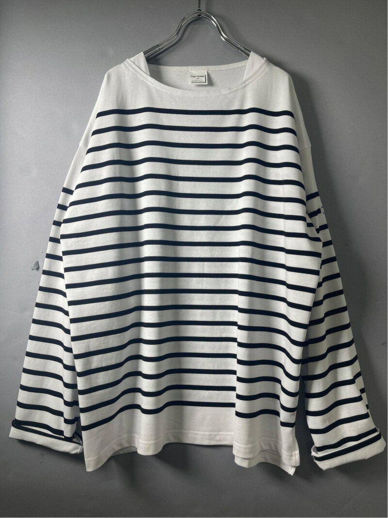 on the day モンケメル/MONT KEMMEL BIG BASQUE BORDER LS TEE タカキュー トップス カットソー・Tシャツ ブラック ネイビー【送料無料】