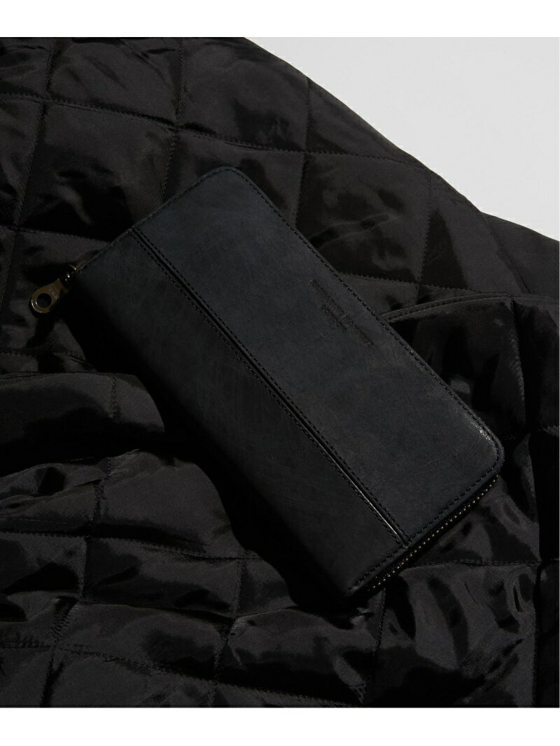 KATHARINE HAMNETT LONDON SCRUB ラウンドファスナー ロングウォレット リバースプロジェクトストア 財..