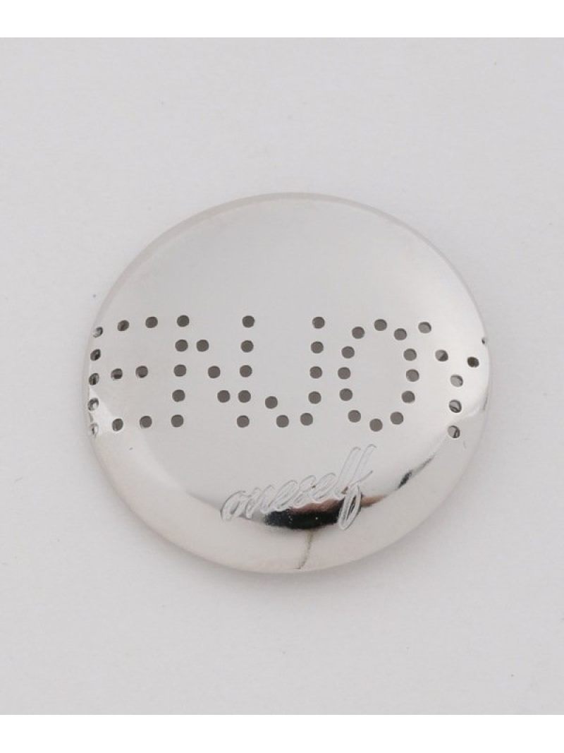 NANO universe LB.03/「NU jewelry」ENJOYシルバーバッジ ナノユニバース ファッション雑貨 その他のファッション雑貨 シルバー【送料無料】