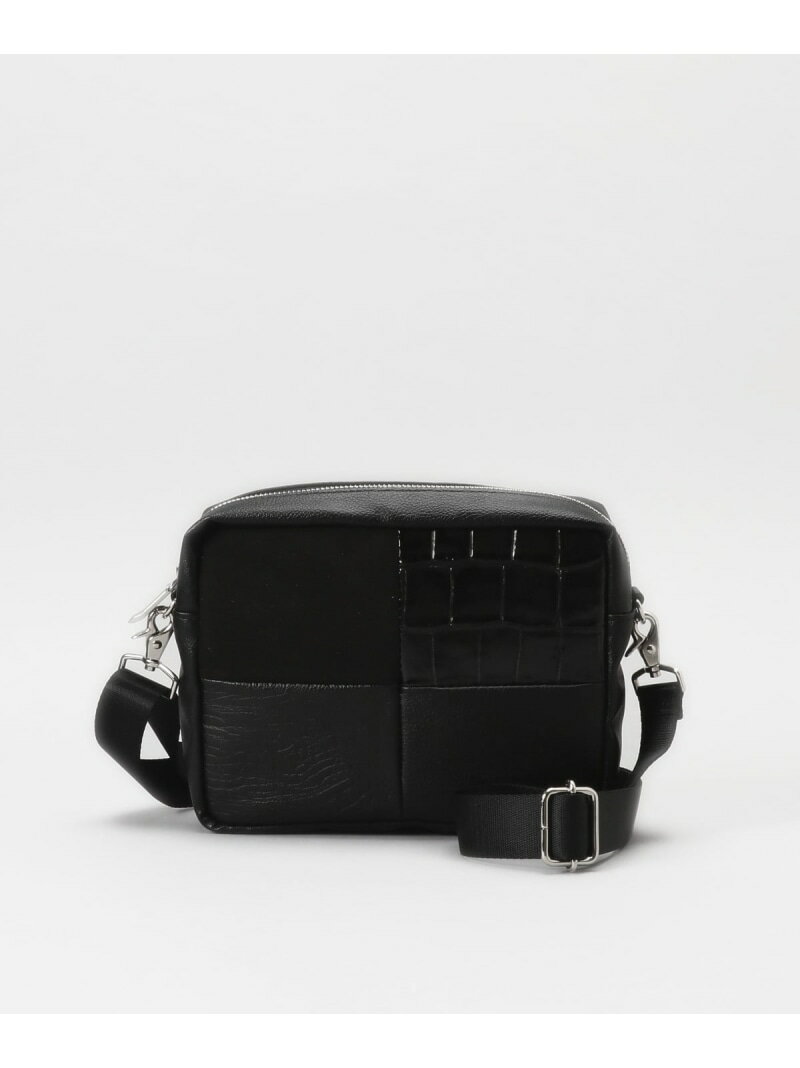 KINGZ パッチワークポーチ キングズ バッグ ショルダーバッグ ネイビー ブラック ホワイト【送料無料】