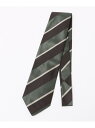 【SALE/40%OFF】SHIPS MEN FRANCO BASSI: コットン シルク レジメンタル ネクタイ シップス スーツ・フォーマル ネクタイ・蝶ネ...