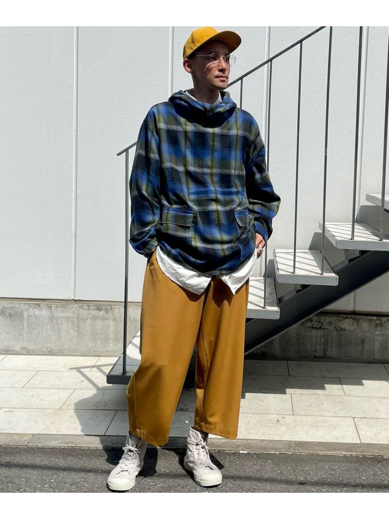 【SALE／50%OFF】Johnbull ピグメントダイアノラックパーカー ジョンブルプライベートラボ トップス パーカー・フーディー カーキグリーン オレンジ ブルー【RBA_E】【送料無料】