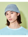 【SALE/50%OFF】CITEN <CITEN>スカシアミ サマーハット ユナイテッドアローズ アウトレット 帽子 ハット ブルー ブラック【RBA_E】