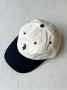 CPCM 【U.S. POLO ASSN.】 1ポイント刺繍ツイルキャップ シーピーシーエム 帽子 その他の帽子 ベージュ ホワイト レッド ネイビー グリーン...