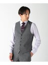 【SALE/30%OFF】CROWDED CLOSET TWグレンチェックベスト(スリーピース対応) メンズ ビギ スーツ・フォーマル セットアップスーツ ネイ...