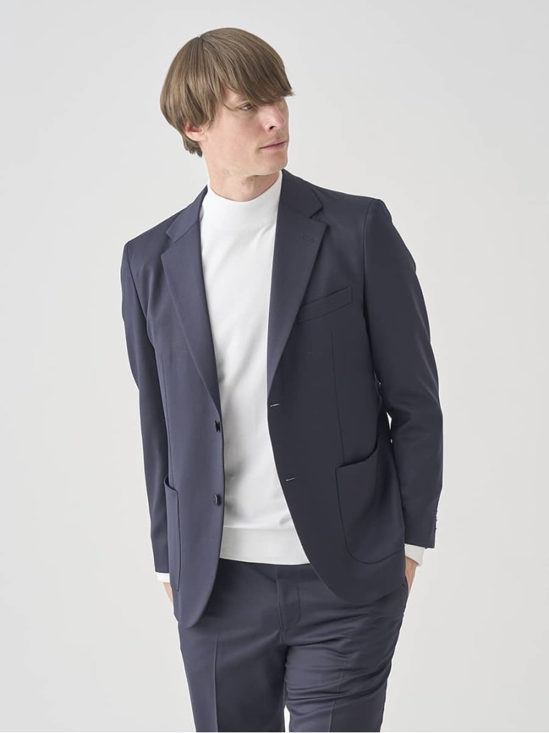 JOHN SMEDLEY Super100'sウールサージトラディショナルジャケット|FJ251 ジョンスメドレー ジャケット・アウター その他のジャケット・ア...