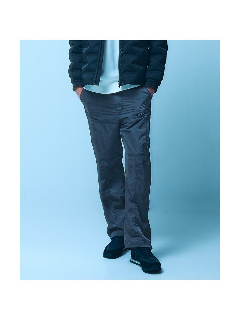 5351POUR LES HOMMES 【セットアップ対応 / 軽量】3WAY パラシュート ジップパンツ ゴーサンゴーイチプールオム パンツ その他のパンツ グレー ブラック【送料無料】