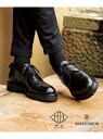 DRESSTERIOR 【DRESSTERIOR別注】 WH(ダブルエイチ) プレントゥ ブラック*レッド ドレステリア シューズ・靴 ブーツ ブラック【送料無...