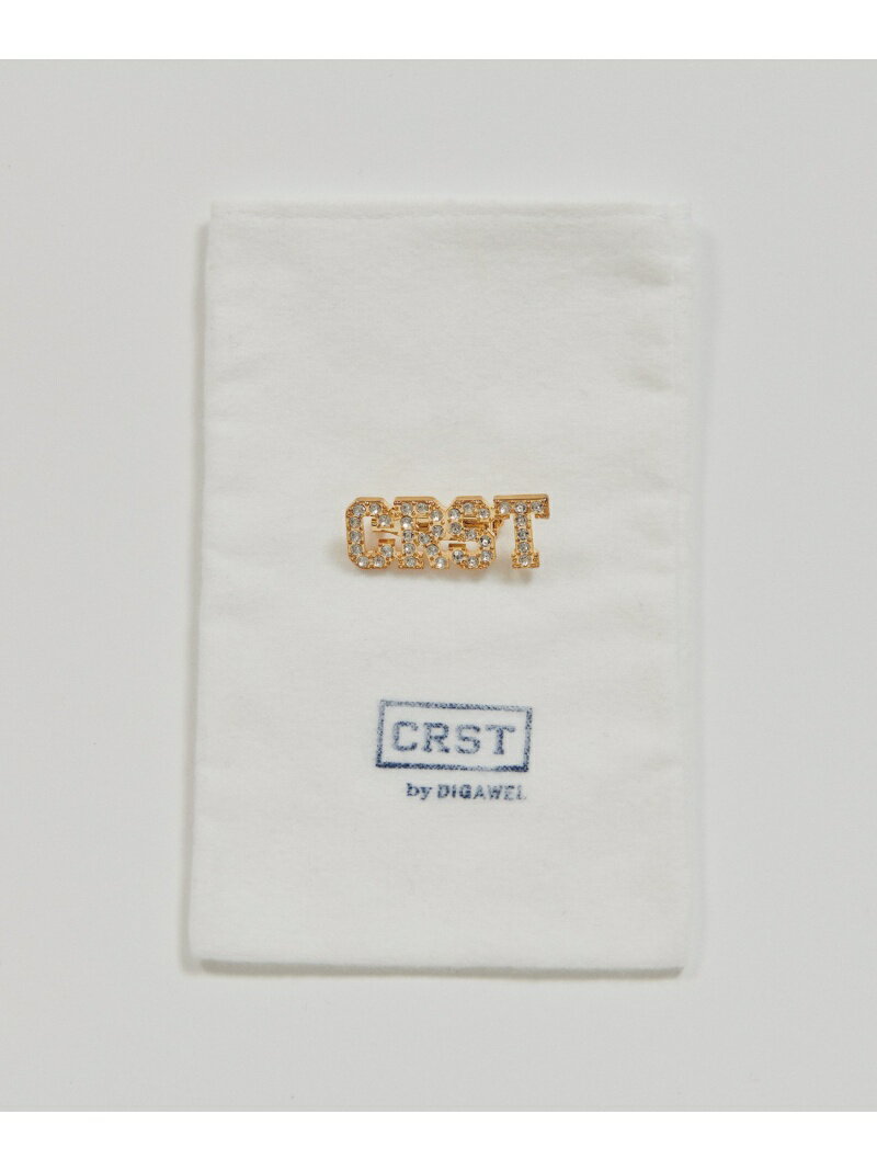 DIGAWEL CRST LOGO BROOCH ディガウェル アクセサリー・腕時計 ブローチ・コサージュ・バッジ ゴールド シルバー【送料無料】