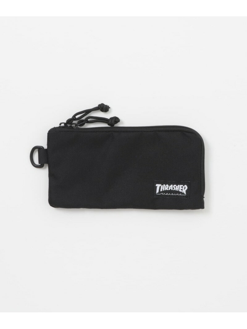 URBAN RESEARCH ITEMS THRASHER Long Wallet アーバンリサーチアイテムズ 財布・ポーチ・ケース 財布 ブラック【送料無料】