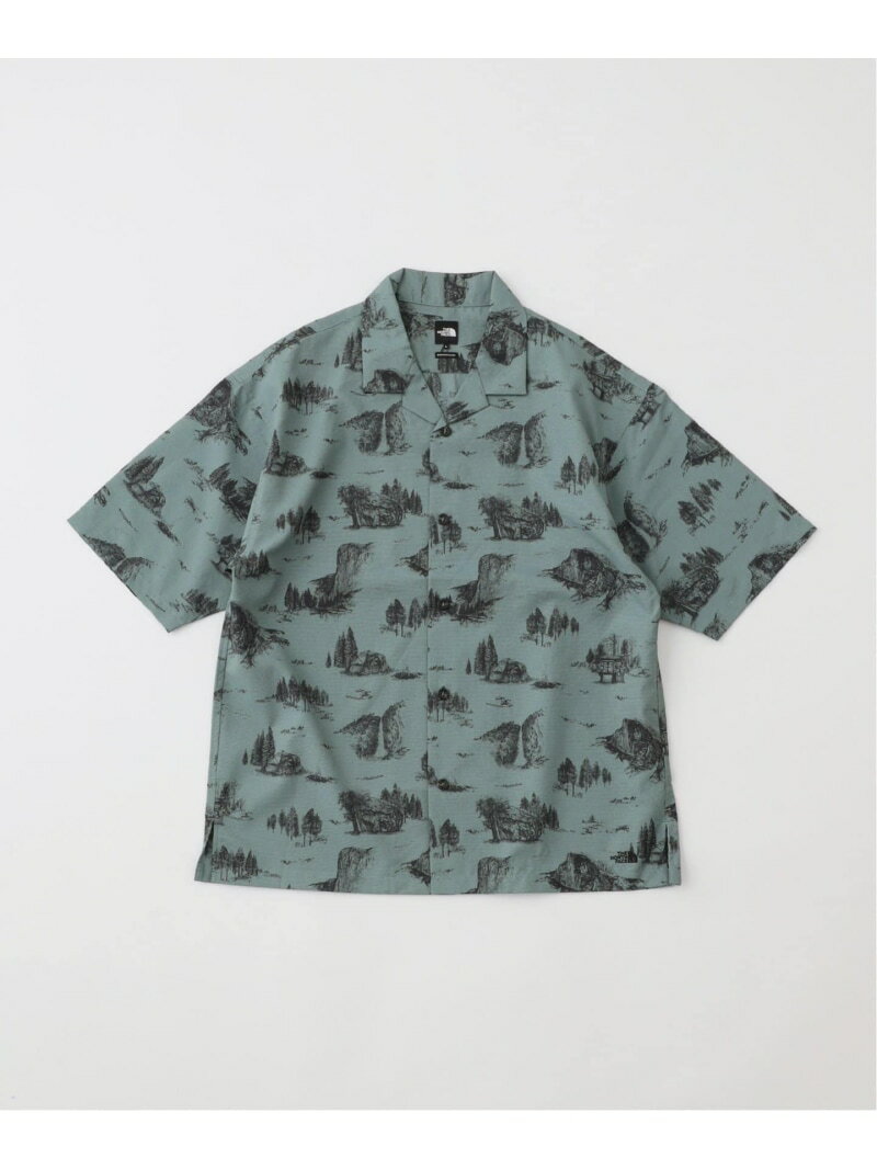 EDIFICE THE NORTH FACE (ノースフェイス) ALOHAVENT シャツ エディフィス トップス シャツ・ブラウス ブラック グリーン【送料無料】のサムネイル