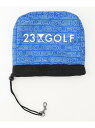 23区GOLF 【UNISEX】オリジナル変形ロゴ アイアンカバー ニジュウサンクゴルフ スポーツ・アウトドア用品 ゴルフグッズ ブルー グリーン【送料無料】(4)