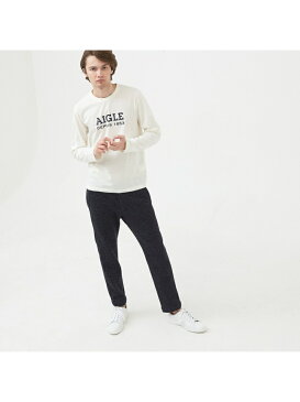 【SALE/50%OFF】AIGLE 吸水速乾ニットフリースパンツ エーグル パンツ/ジーンズ フルレングス グレー ホワイト【RBA_E】【送料無料】